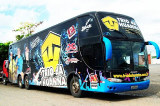 Banda Trio da Huanna é assaltado dentro de ônibus em Alagoinhas