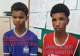 Polícia Civil prende dupla acusada de roubar celulares em Barrocas