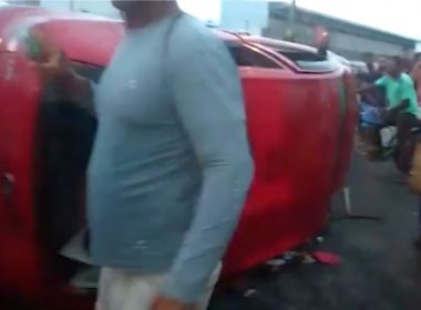 Juazeiro: Sete pessoas são atropeladas após carro invadir rotatória 