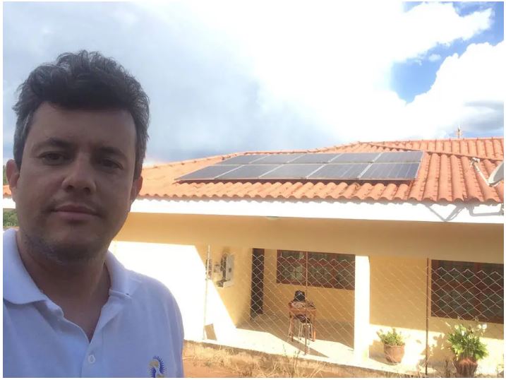 Com energia do sol, conta de luz de engenheiro cai de R$ 310 para R$ 35 por mês