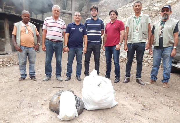Polícia incinera maconha apreendida