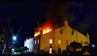 ADMINISTRADOR DIOCESANO EMITE NOTA SOBRE INCÊNDIO NA IGREJA EM MONTE SANTO