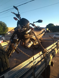 Policia recupera moto roubada em Euclides da Cunha