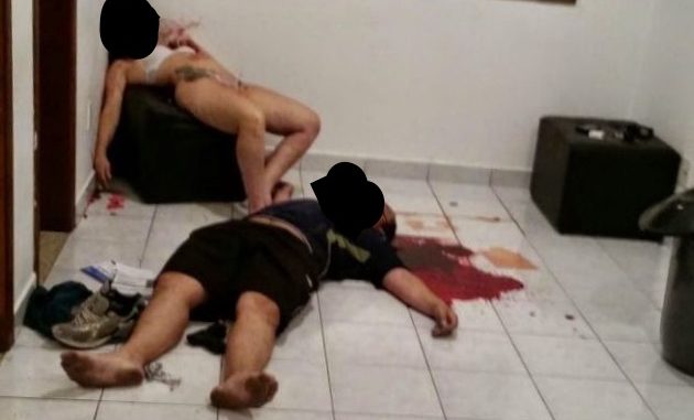 Marido pega esposa com amante dentro de casa e mata os dois