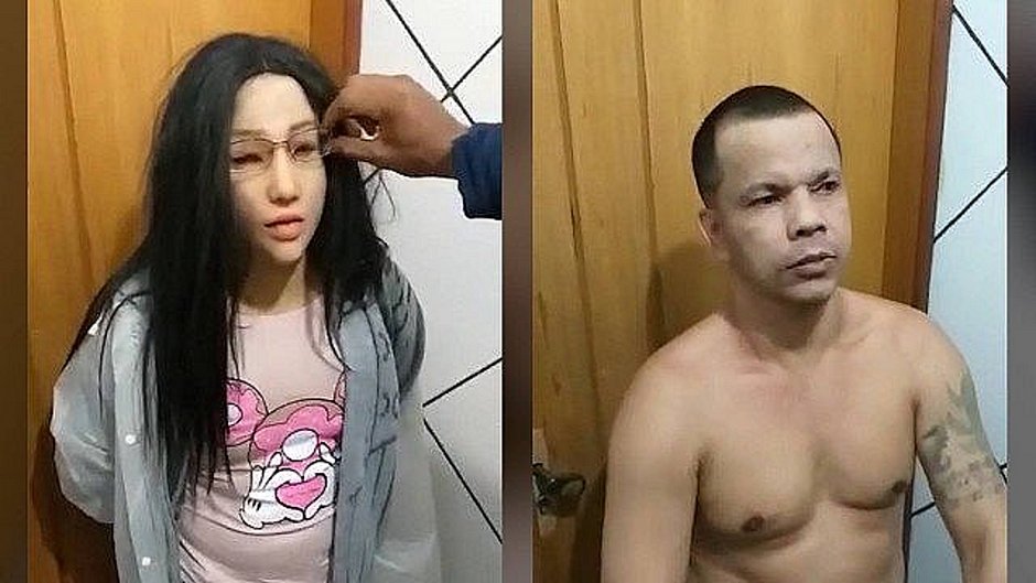 Traficante preso é pego tentando fugir da cadeia vestido de mulher