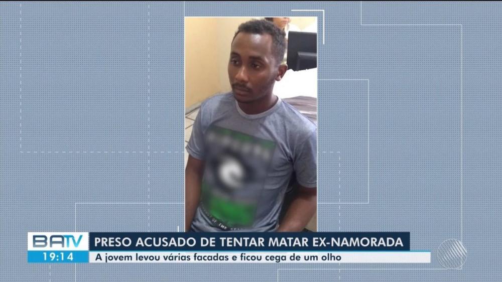 Homem é preso na Bahia suspeito de tentar matar a ex; mulher teve olho perfurado e ficou cega