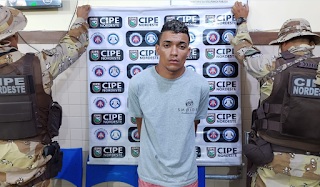 Uma equipe da CIPE/Nordeste – Companhia Independente de Policiamento Especializado – da Polícia Militar