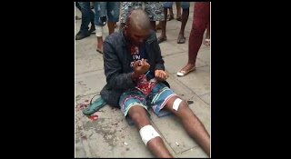 HOMEM ATACADO A GOLPES DE FACÃO NA FEIRA LIVRE DE BONFIM
