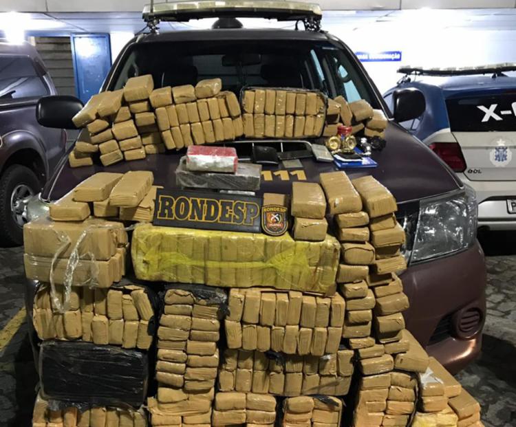 Em oito dias, polícia apreende 2t de maconha na Bahia