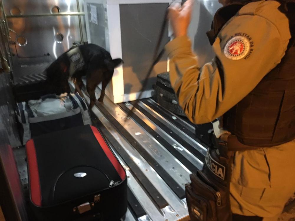 Operação conjunta entre a PM e PRF busca inibir a entrada de drogas em Paulo Afonso; fotos