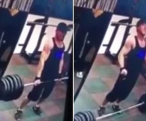 Homem quebra a coluna ao levantar peso em academia; veja vídeo