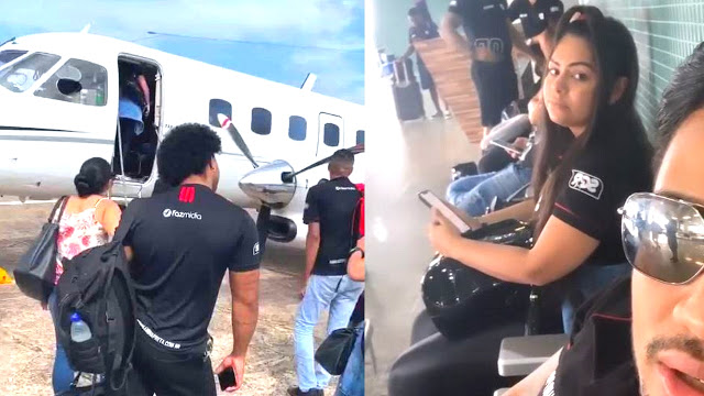 Calcinha Preta PASSA DESESPERO em avião que QUASE CAI DURANTE TEMPESTADE, 