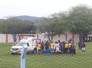 Jogador da seleção de Campo Formoso morre ao passar mal em campo pelo Intermunicipal