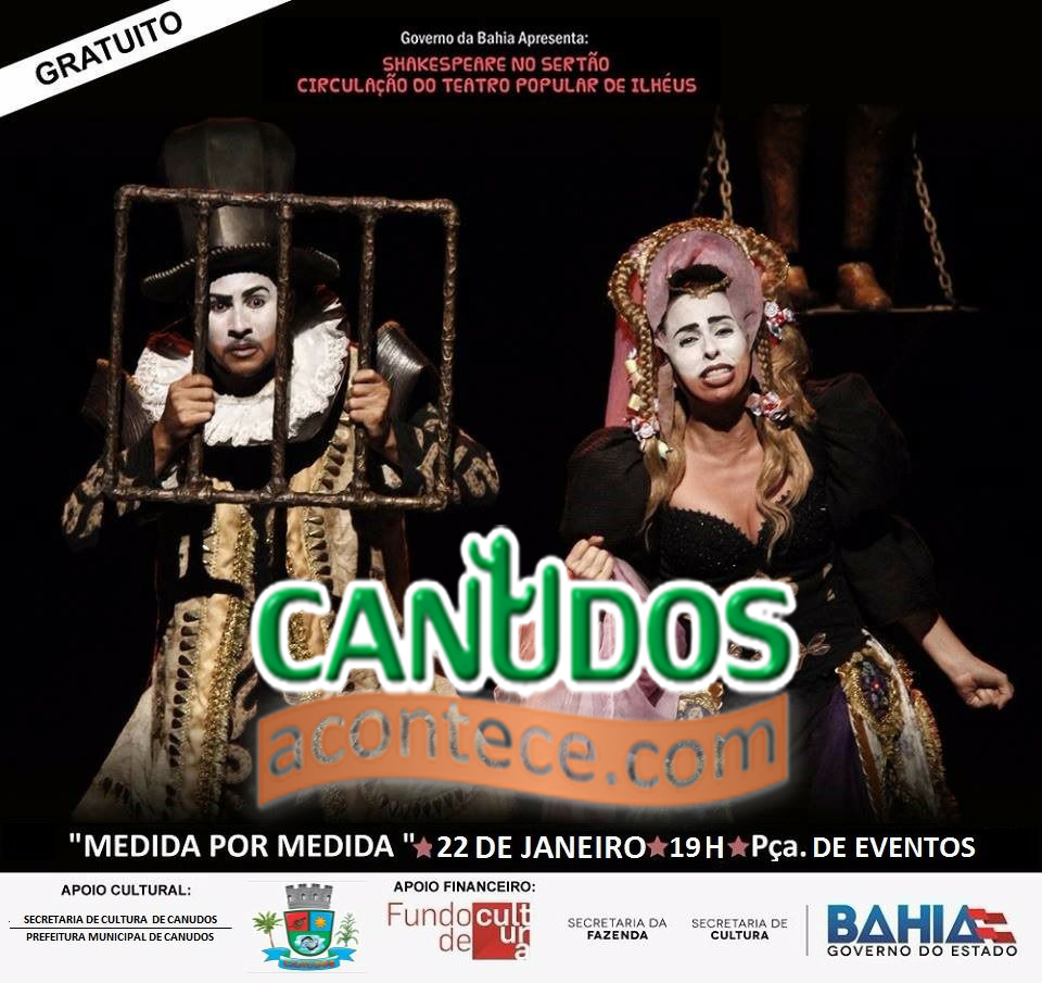 Canudos receber o projeto Shakespeare no Sertão, do grupo ilheense, Teatro Popular de Ilhéus (ITP)