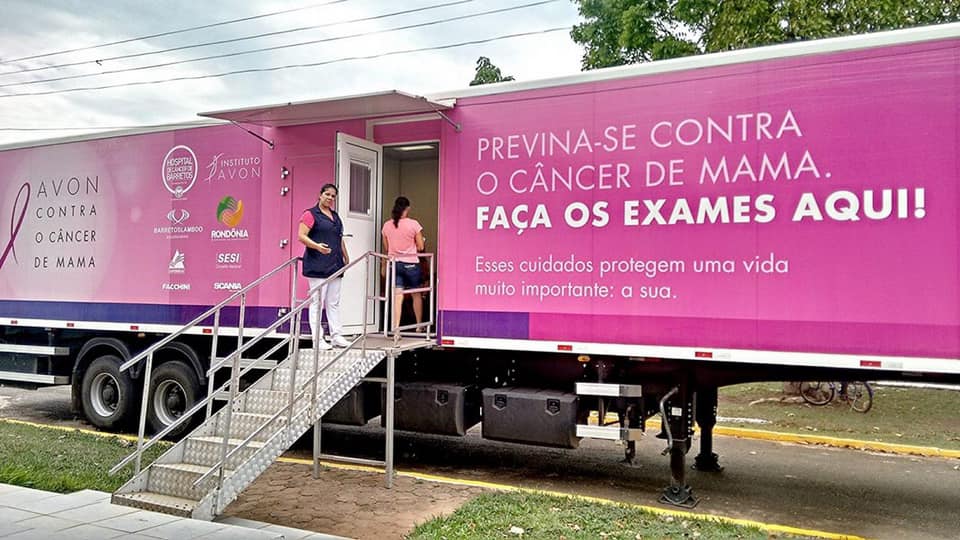 Canudos recebe carreta de rastreamento do câncer de mama