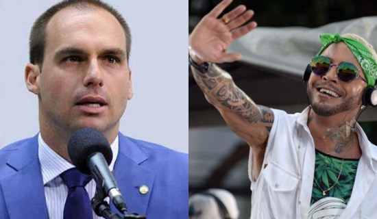 Eduardo Bolsonaro dispara contra Kannário: “Como um sujeito desses é eleito na Bahia?”
