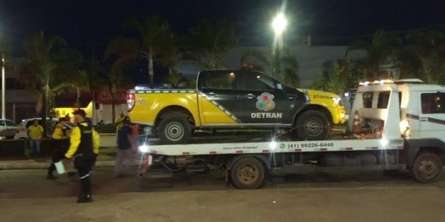 População obriga Detran a guinchar sua própria viatura por licenciamento vencido