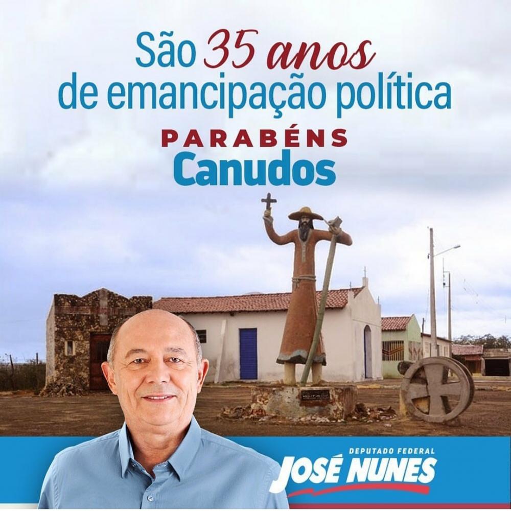 Canudos completa 35 anos de emancipação política.