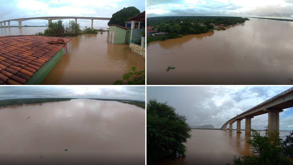 Após maior seca da história, Rio São Francisco tem maior cheia dos últimos 12 anos
