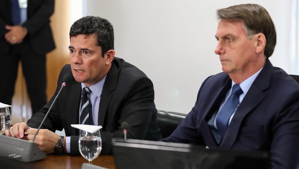 Ministro do STF abre inquérito para investigar declarações de Moro contra Bolsonaro