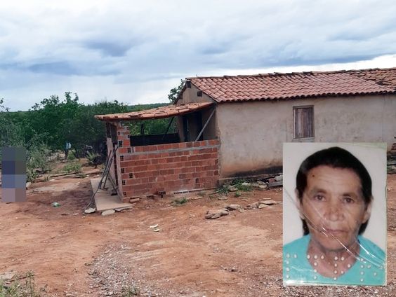 Idosa é brutalmente assassinada na zona rural de Chorrochó; O Corpo foi encontrado na própria casa