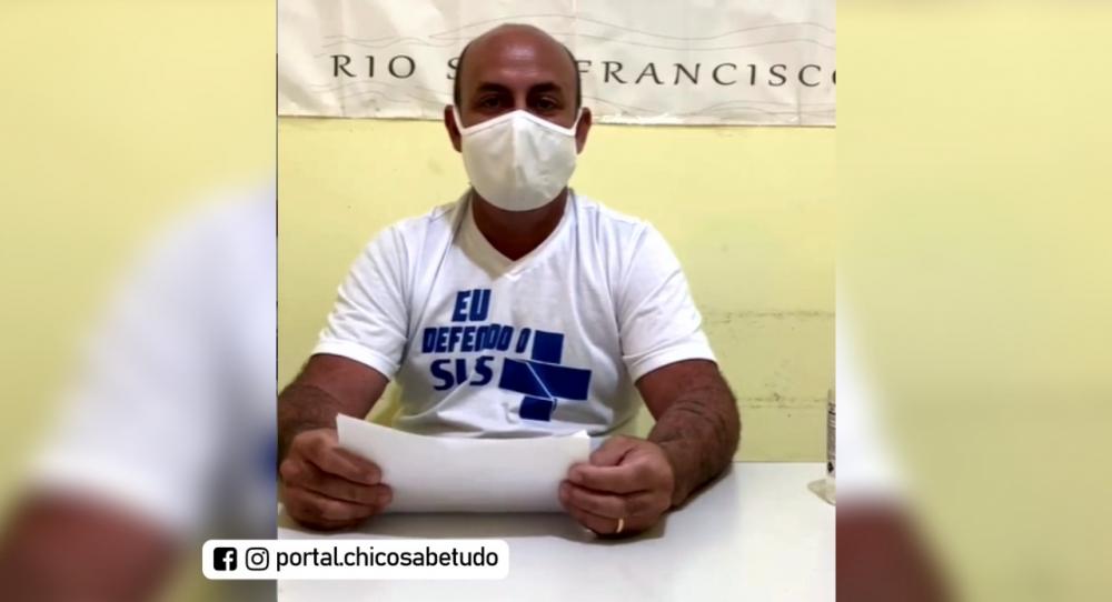 Secretário de Saúde de Rodelas fala sobre primeiro caso confirmado de coronavírus