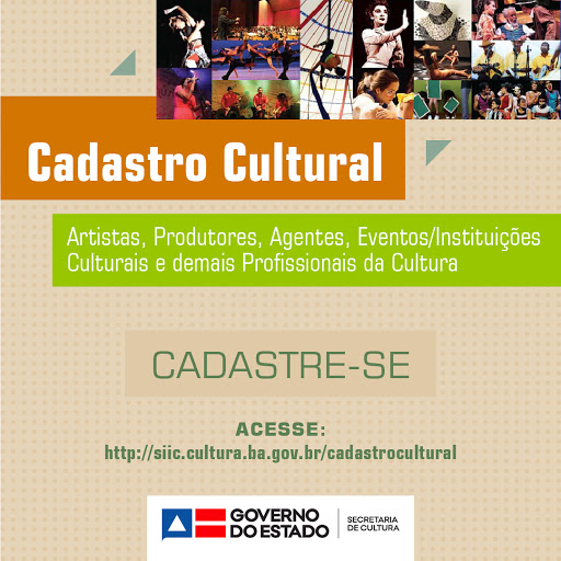 Secretaria de Cultura da Bahia convoca para Cadastro Cultural