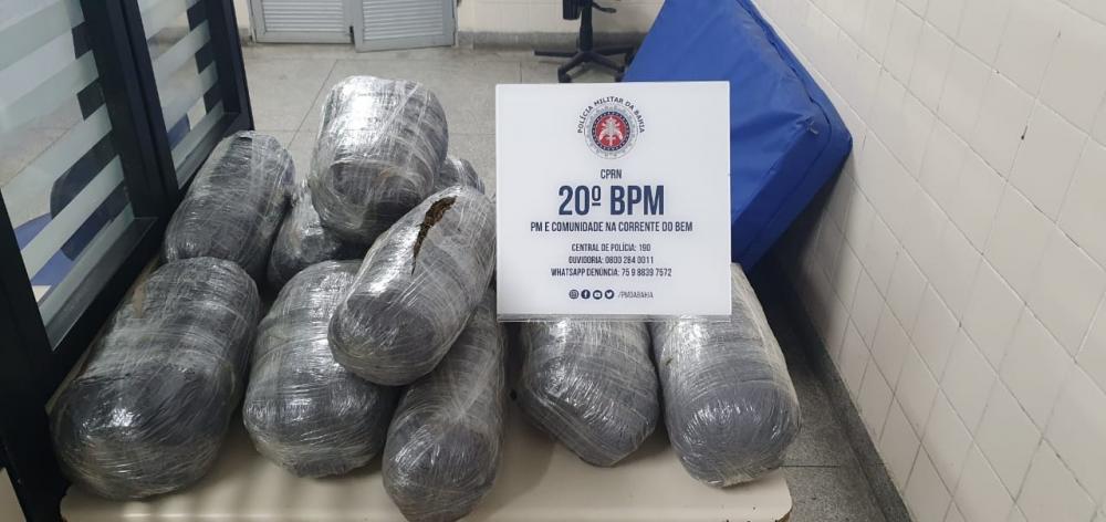 Homem é preso transportando 21 kg de maconha em caminhão na BR-235 em Jeremoabo- BA
