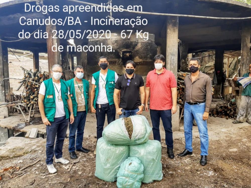 Mais drogas são incineradas em Euclides da Cunha