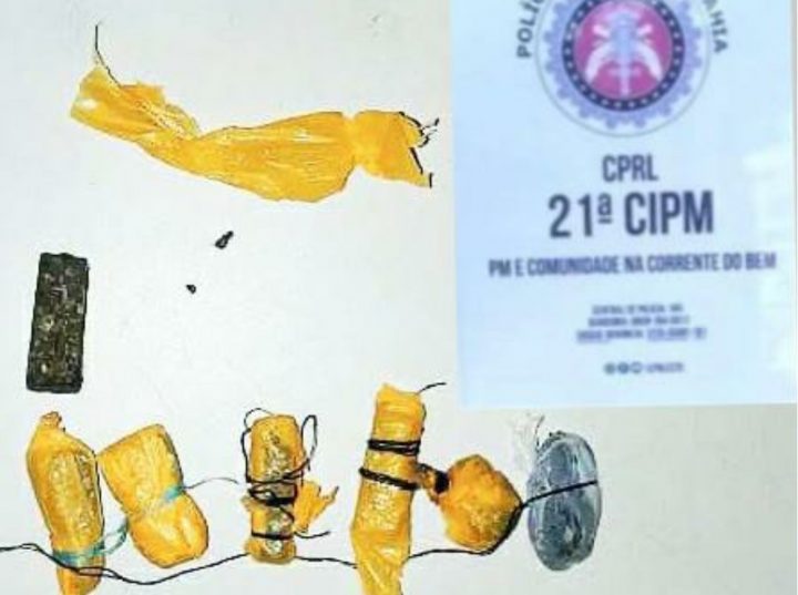 Menor é flagrado comercializando drogas na Praça da Juventude, em Ribeira do Pombal-BA