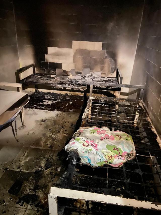 Paciente queima colchões e provoca incêndio no Sanatório Nossa Senhora de Fátima, em Juazeiro
