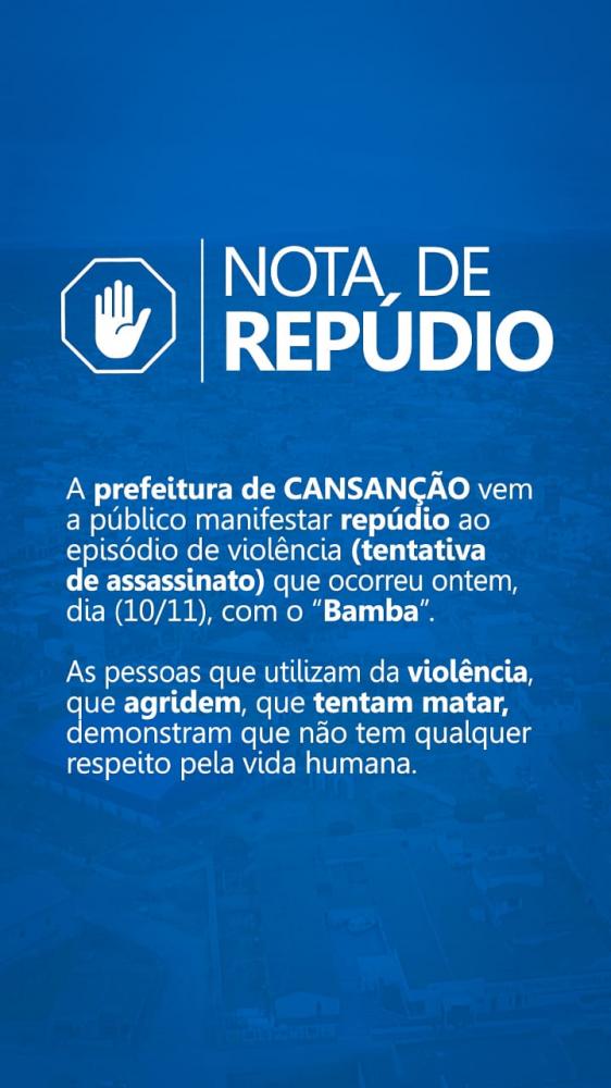 Após tensão política, município de Cansanção pede reforço policial