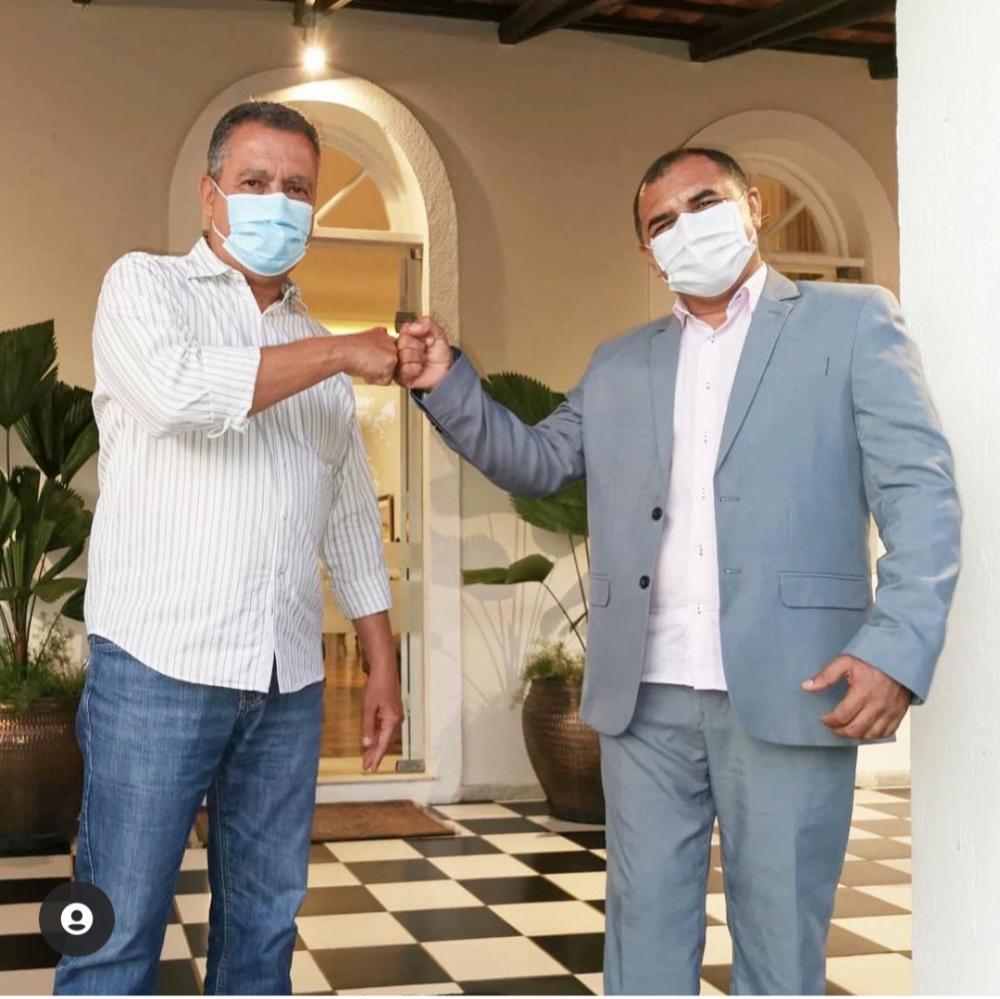 EM PRIMEIRA VIAGEM DO ANO, PREFEITO JILSON CARDOSO VISITA O GOVERNADOR DA BAHIA