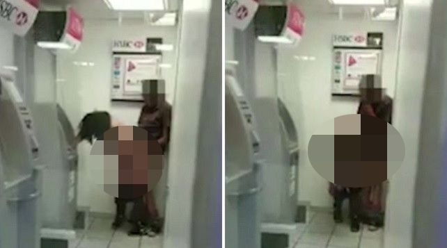 Casal mantém relação em terminal de caixas eletrônicos e clientes têm que esperar