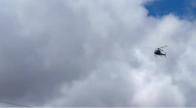 Uauá: Ação da PM é reforçada com apoio aéreo