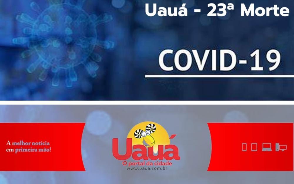 Uauá registra registra 23º óbito por covid-19, 18 curas e 19 novos casos