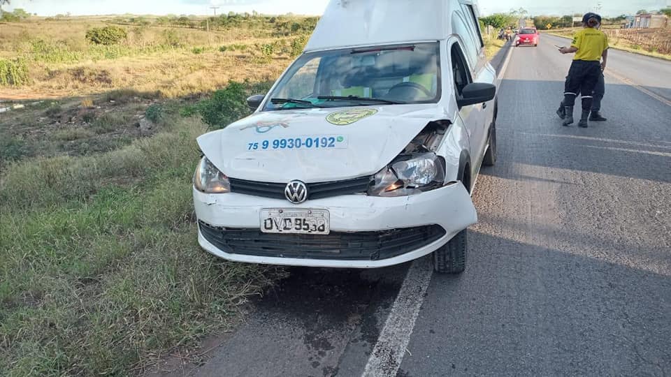 Equipe Anjos do Cumbe se envolve em acidente na BR 116/Norte