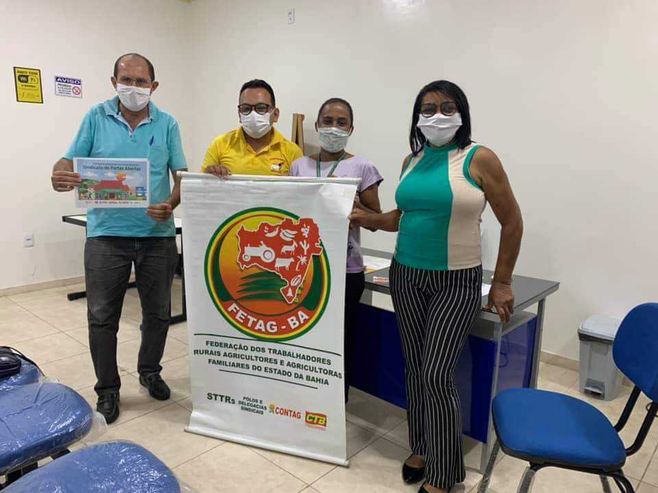 Segunda feira de reunião e trabalho no STTR canudos