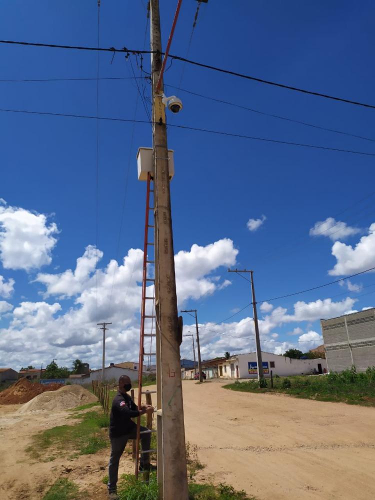 SSP inicia instalação de câmeras de vigilância em Euclides da Cunha