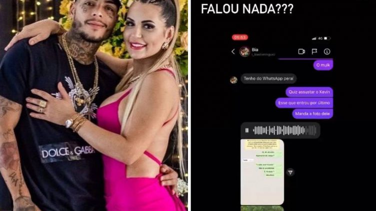 Viúva de MC Kevin mostra supostas mensagens de acompanhante sobre queda