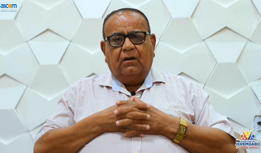Jeremoabo: Prefeito Deri do Paloma antecipa salário de servidores do município e pede cuidados no combate ao Coronavírus