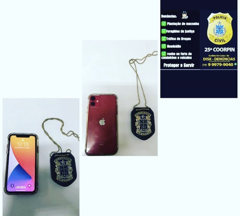 Aparelho celular roubado em Sergipe é recuperado em Euclides da Cunha Bahia