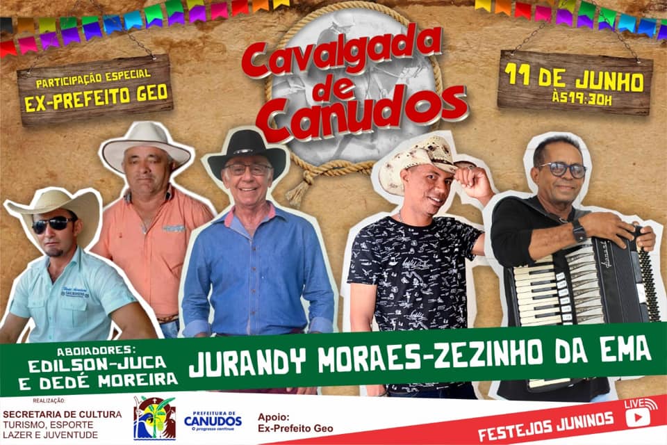 Cavalgada de Canudos de forma virtual
