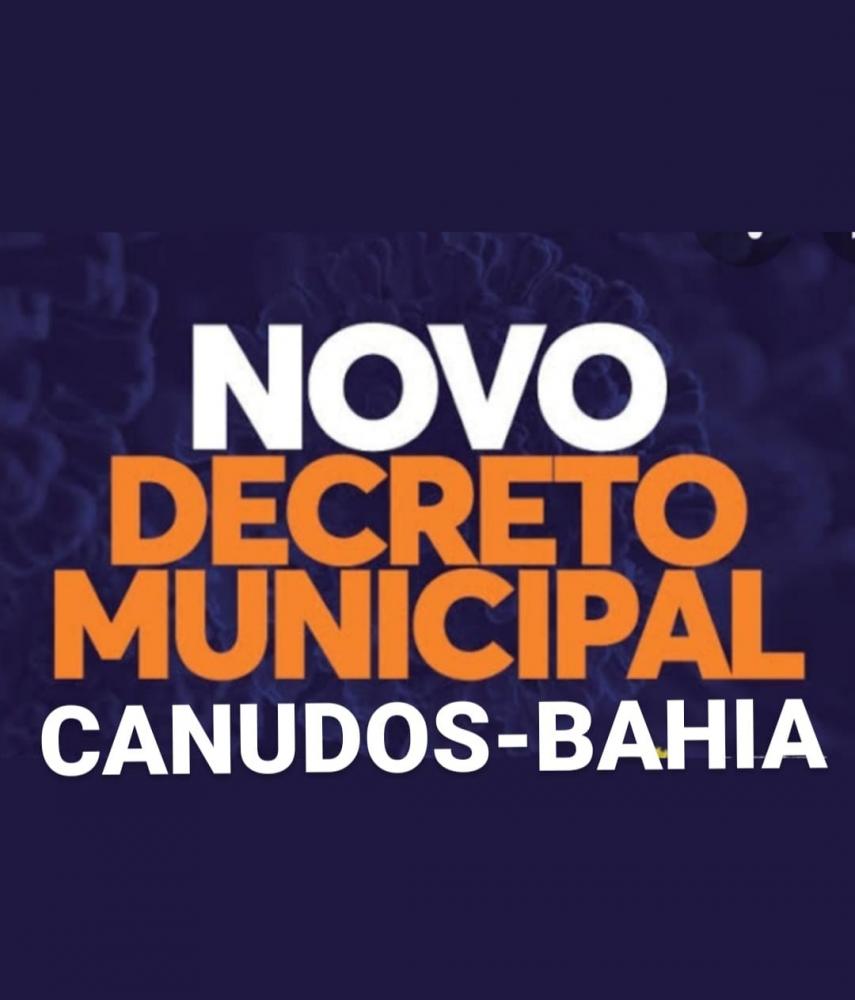 Canudos: Decreto do dia 30 de junho de 2021