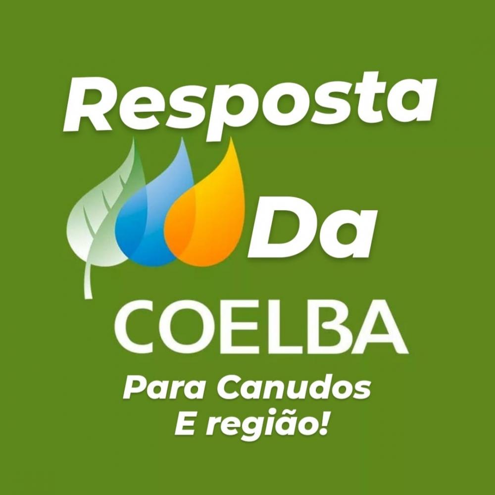 A Coelba informa que já está normalizado os serviços disponíveis da rede credenciada da companhia nos municípios de Canudos, Euclides da Cunha, Tucano e Uauá