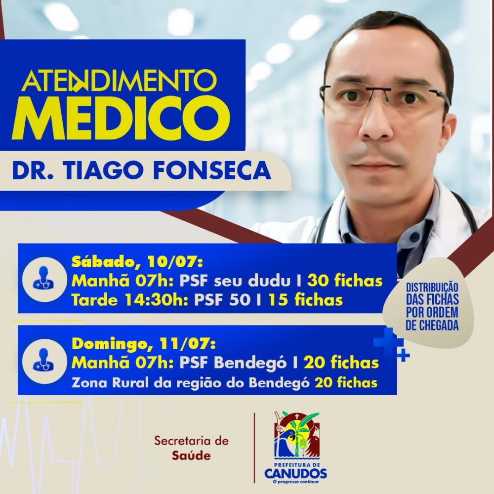 Canudos: Atendimento médico com Dr.Tiago Fonseca