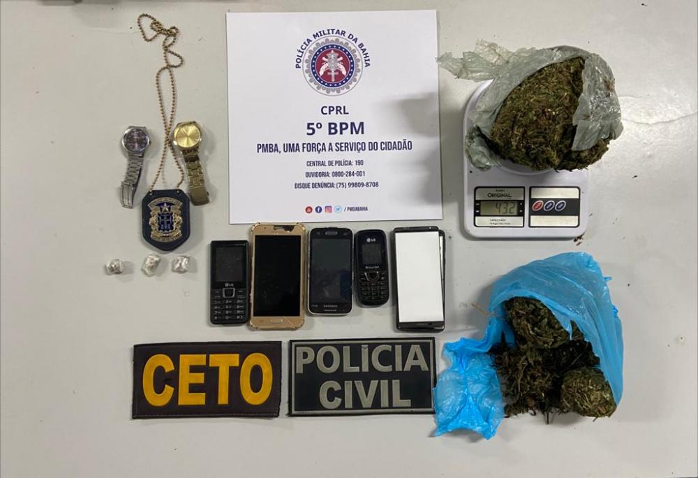 Polícia prende traficante de drogas que maltratava idoso no povoado de Carnaíba, em Euclides da Cunha