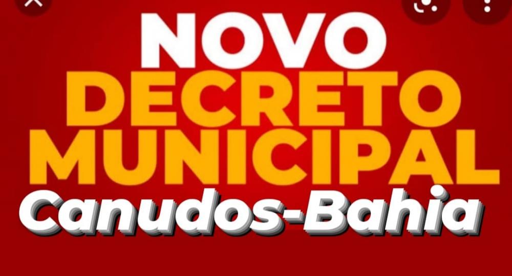 Canudos: Decreto do dia 03 de Agosto de 2021