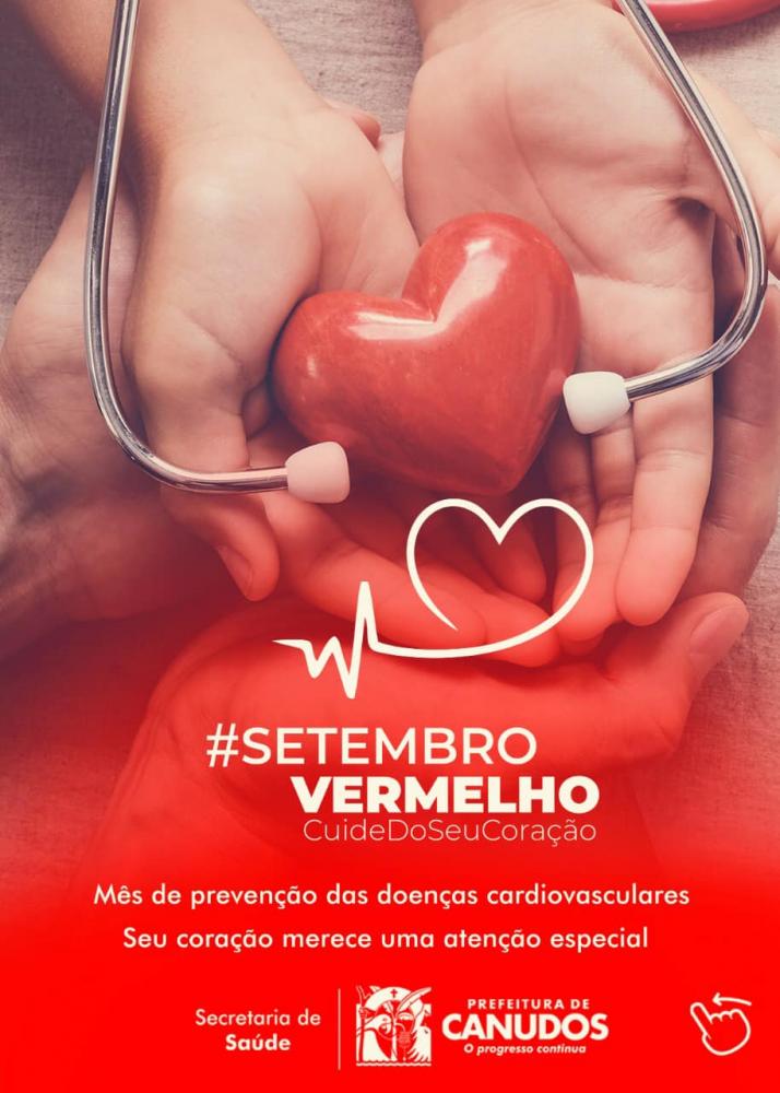 Setembro Vermelho - Cuide do seu coração