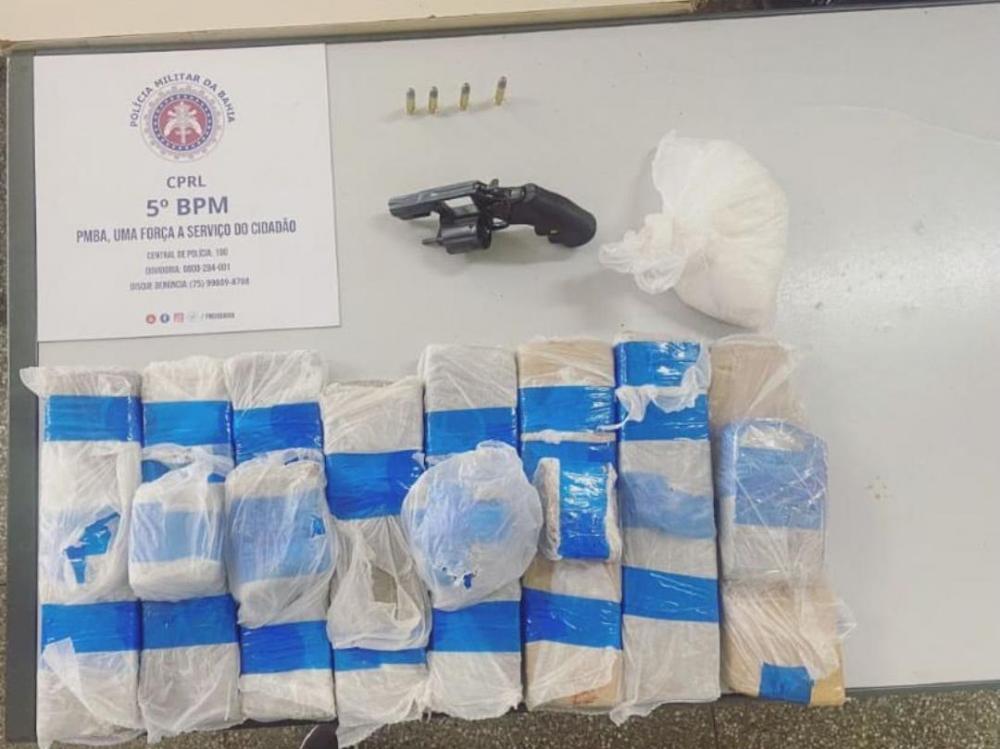 PM intercepta membros da facção Katiara flagrados traficando drogas na zona rural de Euclides da Cunha